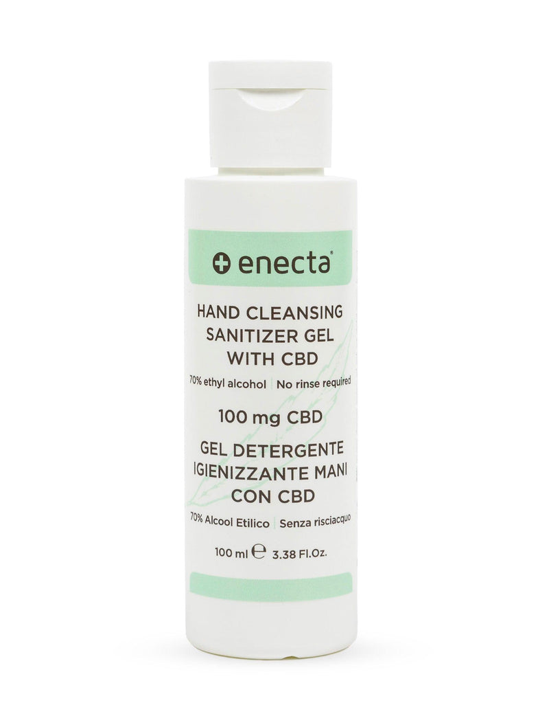 Hand cleansing sanitizer gel with CBD-Enecta.en