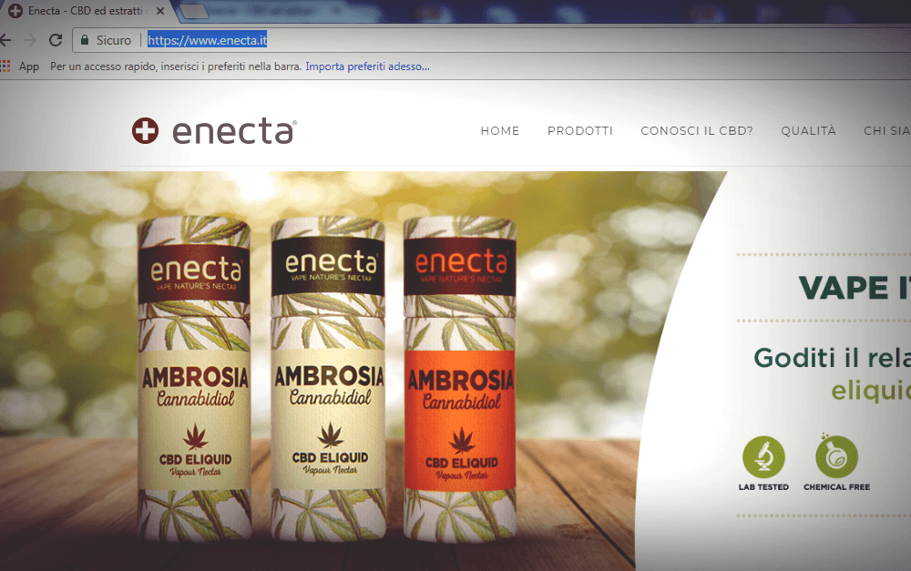 Enecta.com: how to purchase CBD Oil in our shop - Enecta.en