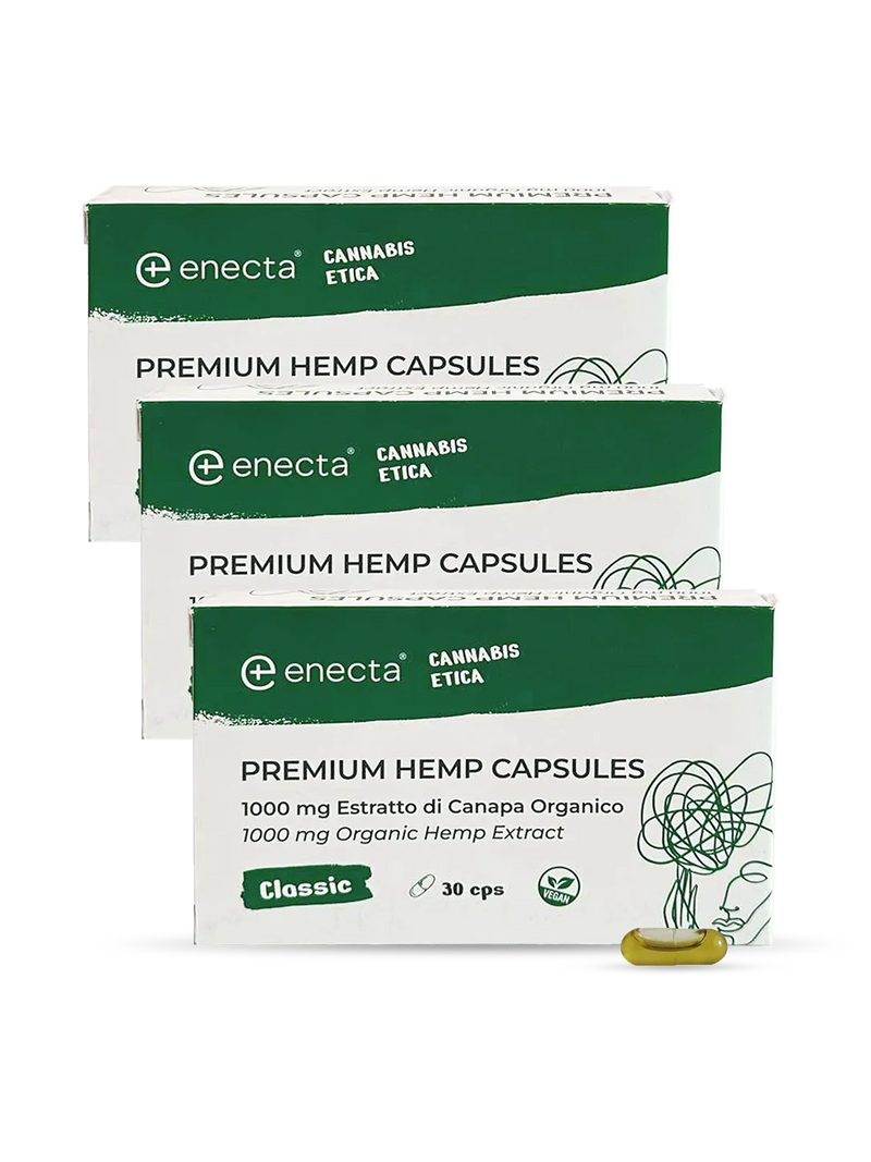 3 pack | Premium Hemp Capsules - 30 caps