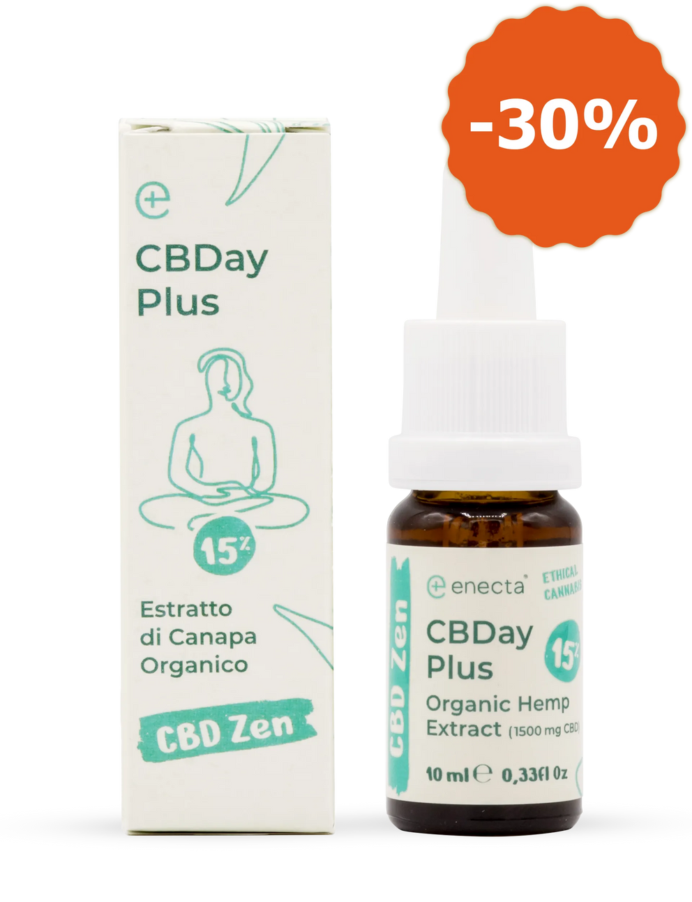 Huile de CBD à spectre complet 15%