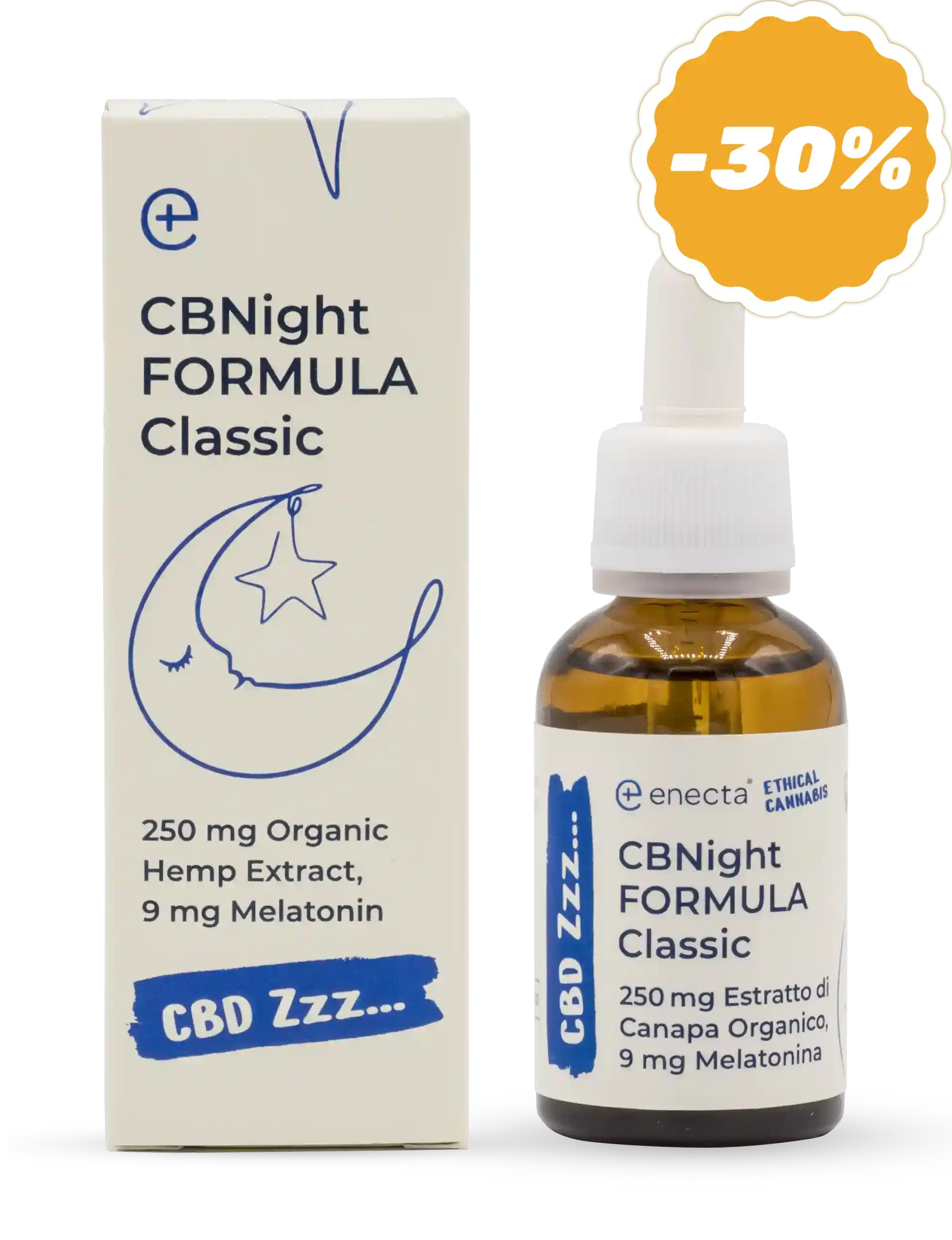 CBNight capsules – CBD sleep capsules – Enecta