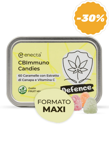 Immune support gummies with hemp extract and vitamin C