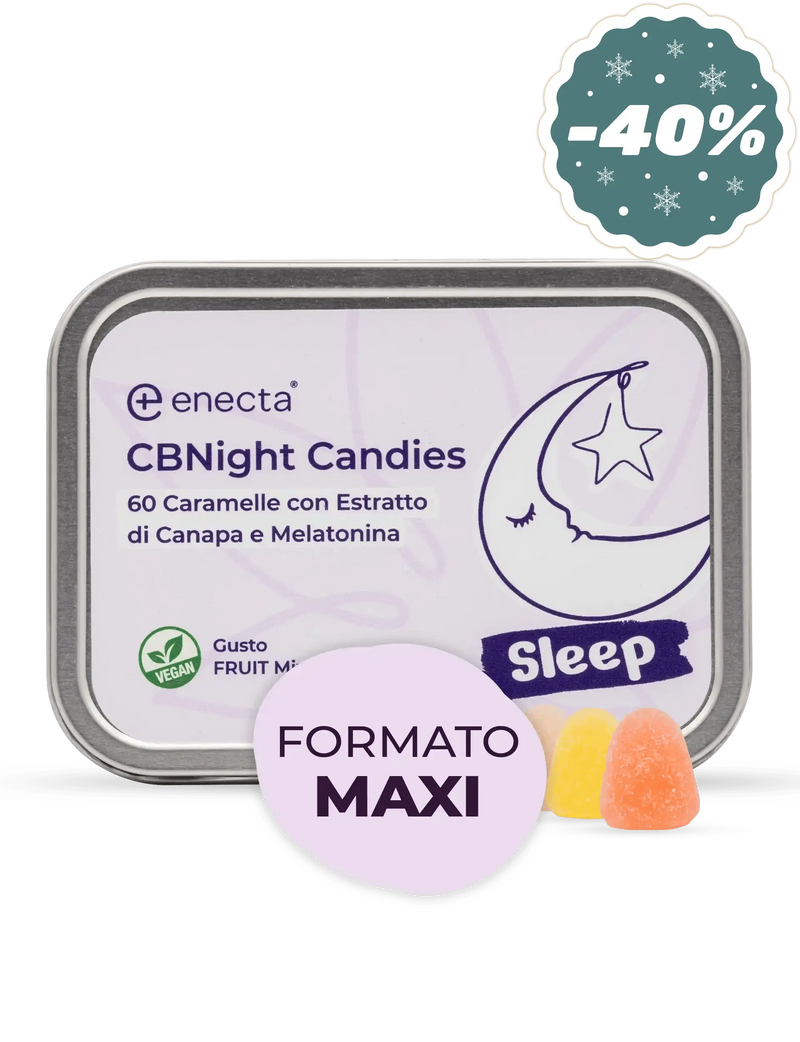 Caramelle gommose al CBD con CBD e melatonina