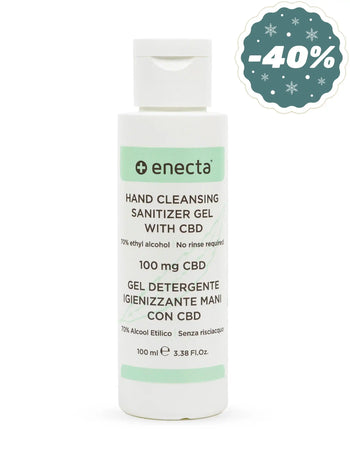 Gel desinfectante para manos con CBD