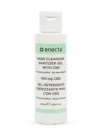 Hand cleansing sanitizer gel with CBD-Enecta.en